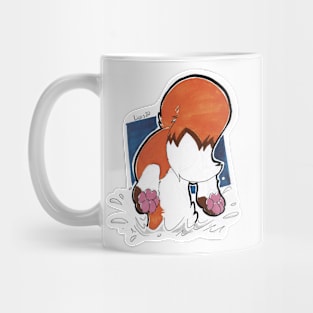 Diving fox Mug